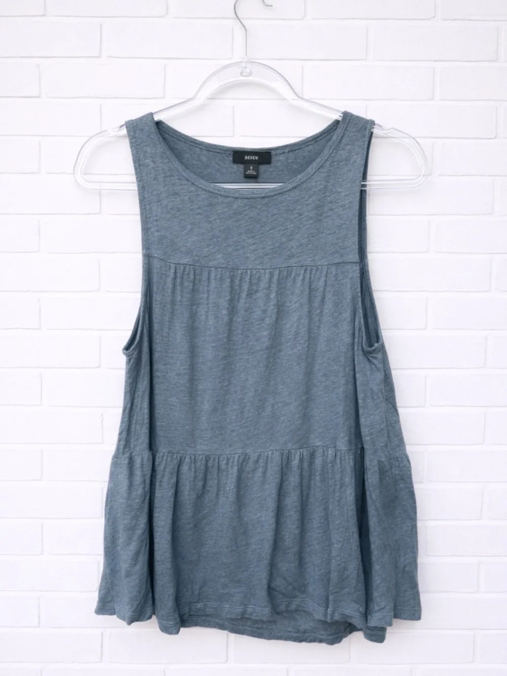 Jcrew Linen Tiered Tank Top For Women Natural fibers Cottagecore boho j crew